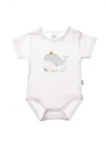 Боди Liliput "Король океана" с практичными застежками, белый
