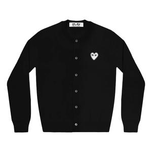 Кардиган (WMNS) COMME des GARCONS PLAY Cardigan White heart 'Black' AZ-N061-051-1, черный