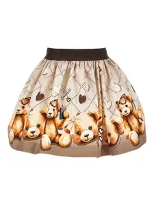 Юбка с принтом Monnalisa, нейтральный