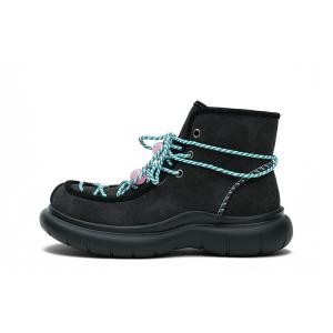 Звездные ботинки Star Boots женские ботинки до щиколотки высота каблука 3,9 см MASOOMAKE, Smoky черный (Regular, Slightly Larger Than Usual)