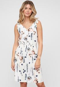 Платье Cloud 5ive WITH BUTTONS AND KNOT DETAILS FLORAL PRINT, White