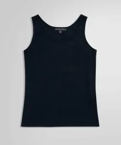 Хлопковая майка с квадратным круглым вырезом Brooks Brothers, цвет Navy