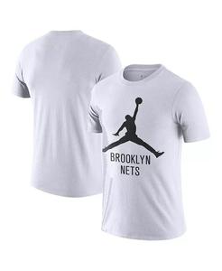 Мужская белая футболка Nike Brooklyn Nets Essential Jumpman Jordan, белый