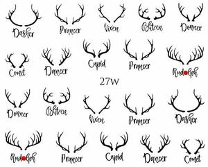 Водные наклейки для ногтей - № 27Вт, Raisin