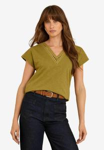 Футболка Love & Roses REGULAR FIT -V-NECK, Olive Green/Green