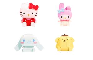 Конструктор Sanrio Family Hello Kitty My Melody/Cinnamoroll/Pompompurin/Kuromi BigHeadz K20803 K20811 Keeppley
