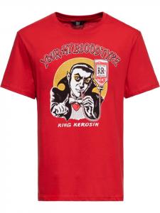 Футболка Ты моя кровь красного цвета King Kerosin
