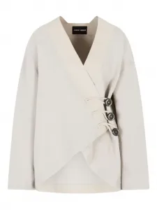 Жакет из букле Giorgio Armani, серый