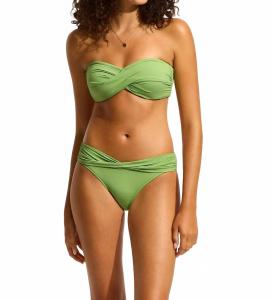 Коллективные крученые бикини низ зеленые Seafolly