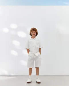 Бермуды детские из двойной марли Kids El Corte Inglés, песочный