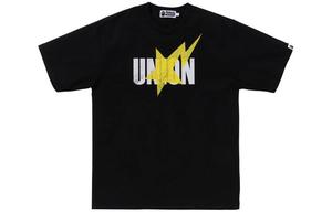 Bape X Union пигментная окрашенная футболка A BATHING APE, черный