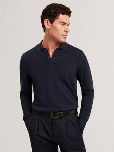 Gaten Cotton Blend Polo Jumper Ted Baker