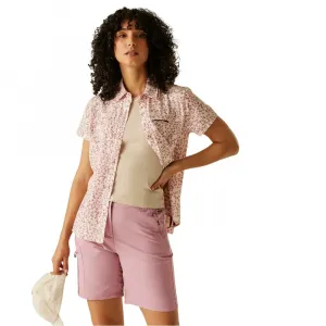 Рубашка с коротким рукавом Regatta Travel Packaway, розовый