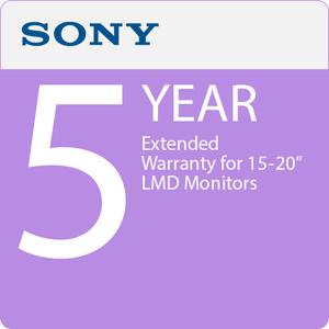 Sony 5 Year Extended Warranty for 15-20" LMD SPSLMDHG20EW5