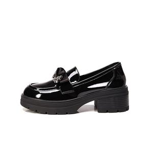 Лоферы женские черный Bull Charm