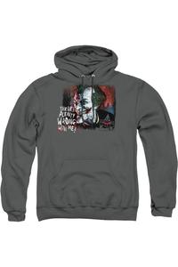 Batman Arkham City Plenty Wrong Adult Pull Over Hoodie / Толстовка с капюшоном Gildan, цвет charcoal