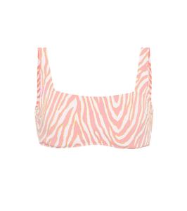 Верх бикини с принтом зебры Cape Town Heidi Klein, Print