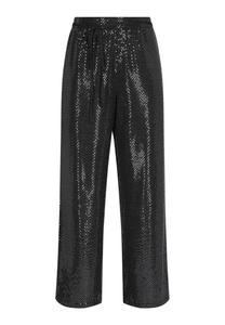 Тканевые брюки faina Loose fit Pants, черный