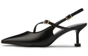 Small Ck Slim Heel High Heels 6.5cm Women's CHARLES&KEITH, черный