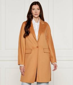 Шерстяное пальто Patrizia Pepe, коричневый