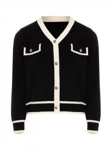 Женский кардиган черного цвета faina