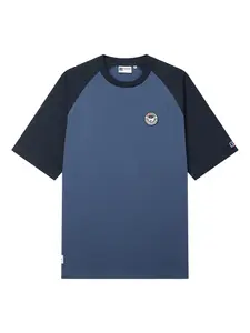 Футболка с нашивкой-логотипом Chocoolate, синий