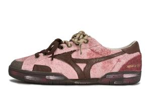 Mizuno CT CLUB 811 Manufacturing, Cherry Blossom Cocoa Low top Skateboard Shoes Unisex Pink Brown