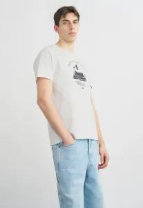 Футболка с принтом alpha radio Alpha Industries, White