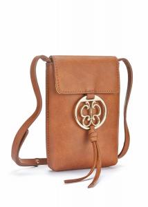 Сумка через плечо LASCANA Umhängetasche, цвет braun-goldfarben