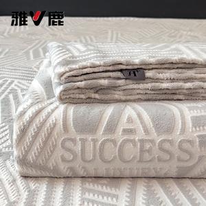 Yalu Простыня 230х250 см из зимнего молочного велюра, утолщенный флис, цвет Mishi-Light Gray