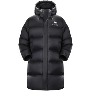 Теплая флисовая куртка-пуховик унисекс Camel, цвет Taro Gray Pink/Phantom Black