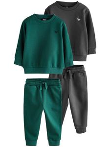 Спортивный костюм Next, изумрудный/черный