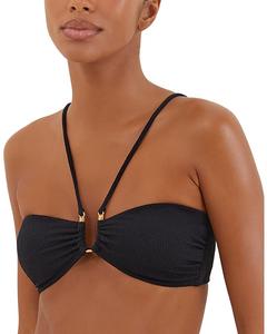 ViX Firenze Callie Bandeau Top, черный