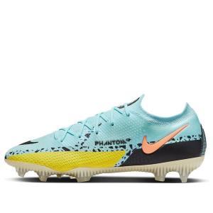 Кроссовки phantom gt2 elite fg 'glacier ice yellow strike 'blue yellow' Nike, синий