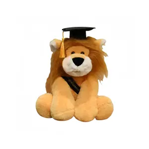 Плюшевая кукла докторская шапочка small fox elephant small lion 28 см высота Fat Fat Dragon