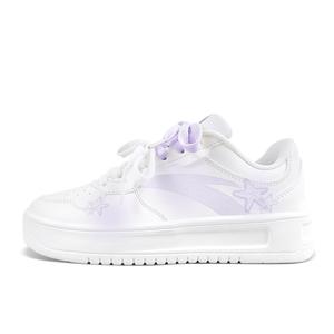 Расслабленные нескользящие, устойчивые к истиранию, легкие низкие скейтерские кроссовки unisex ANTA, фиолетовый