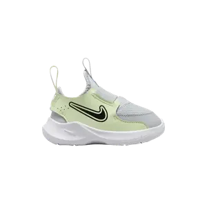 Кроссовки Nike Flex Runner 3 TD Pure Platinum Barely Volt, зеленый