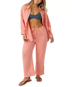 Детские хлопковые брюки с манжетами Brenda O'Neill, оранжевый