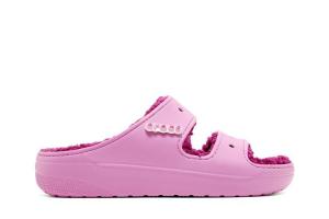 Сандалии Crocs Saweetie x Classic Cozzzy Sandal Taffy Pink, розовый