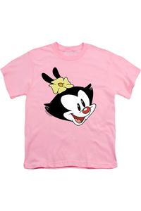 Футболка с коротким рукавом для детей с изображением Dot из Animaniacs Gildan, розовый