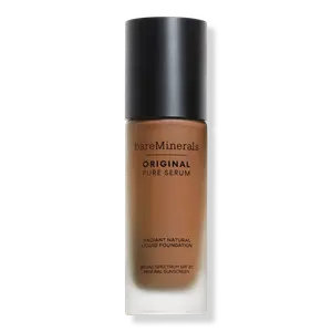 Оригинальная жидкая тональная основа Pure Serum Radiant Natural Liquid Foundation Mineral SPF 20 bareMinerals, Deep Neutral 5 (deep neutral skin with a peach hue)
