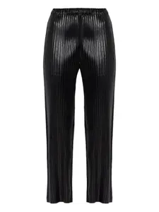 Плиссированные брюки Issey Miyake, черный