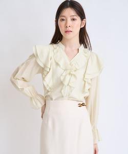 Блузка-скиппер с оборками Noela, цвет Yellow