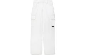 Завышенные хлопковые карго-штаны Alexander Wang, белый