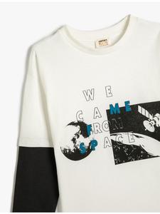 Футболка цвета экрю KOTON