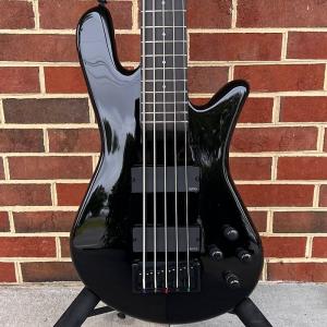 Басс гитара Spector NS Ethos HP 5-String, Solid Black Gloss, EMG 40DC Pickups, Darkglass Tone Capsule, Gig Bag