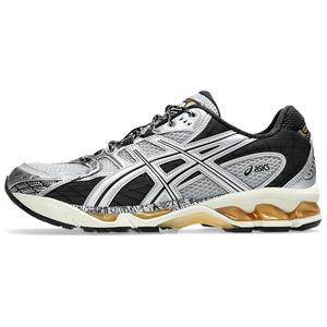 Кроссовки GEL-Nimbus 10.1 унисекс низкие серебристо-черно-коричневые Asics