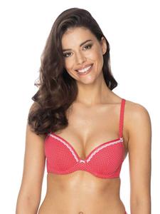 Бюстгальтер с косточками Viania Schalen BH mit Bügel Dotty, цвет paradise pink