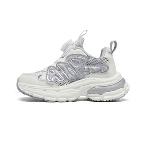 Дышащие легкие полувысокие детские беговые кроссовки Kids' Satchi, бежево-голубой