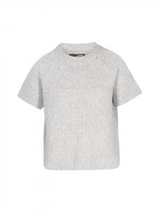 Женский свитер серого меланжа DreiMaster Vintage